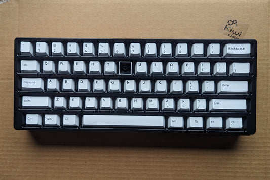 [OP Shop] 捕獲者 Black and White Doubleshot Keycaps